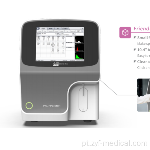 Dispositivo clínico Hemograma automático 5 Parte Hematology Analyzer